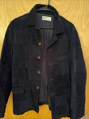 Universal Corduroy Patchwork Jacket - Navy